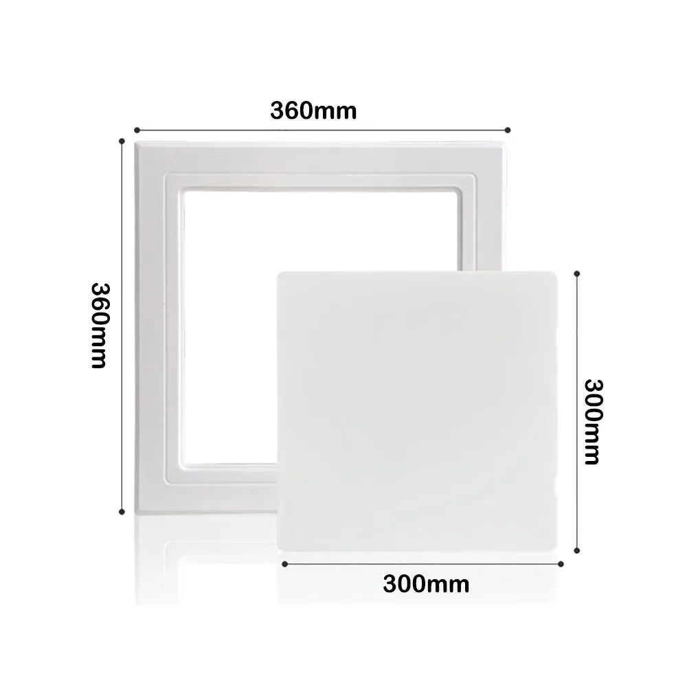 Door Latch Self-adhesive Access Panel Door Plastic White Inspection Hole Removable Wall Access Doors Doors Wall Ceiling Oasis Select 300mmX300mm
