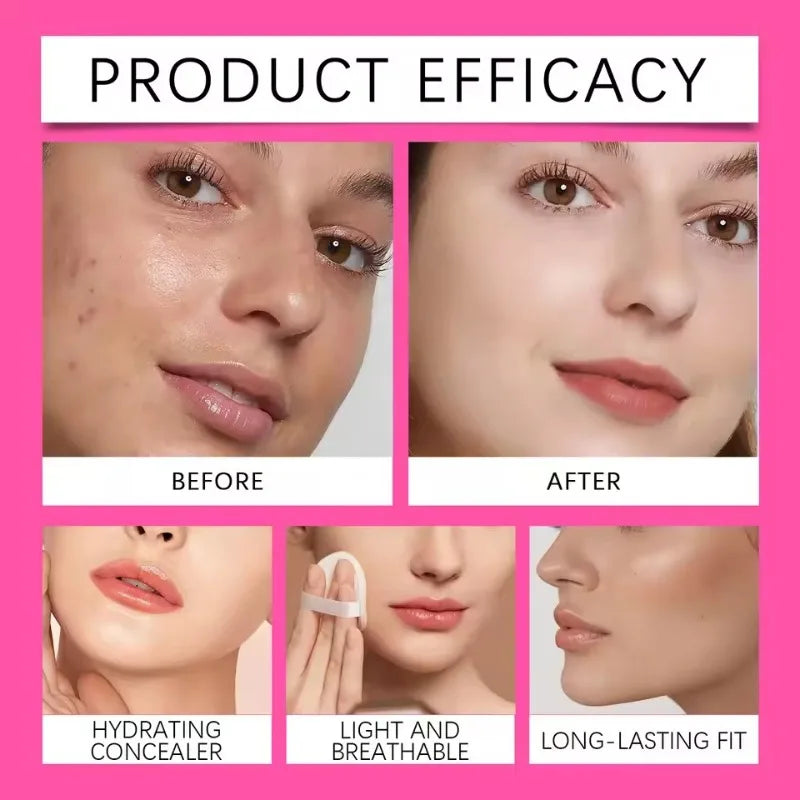 LAIKOU Peptide Balm Foundation – Full Coverage & Hydrating