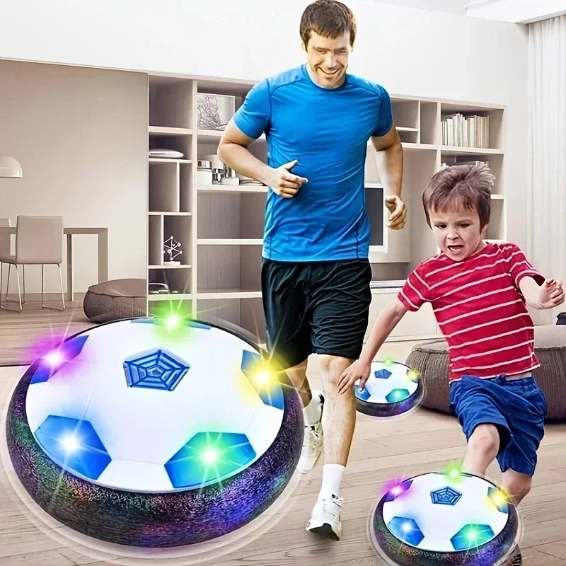LED Bubble Football Kids Interactive Game Toy with Music and Lights Floating Indoor Mobile Slide Flat Soccer Sports for Kid Gift Oasis Select