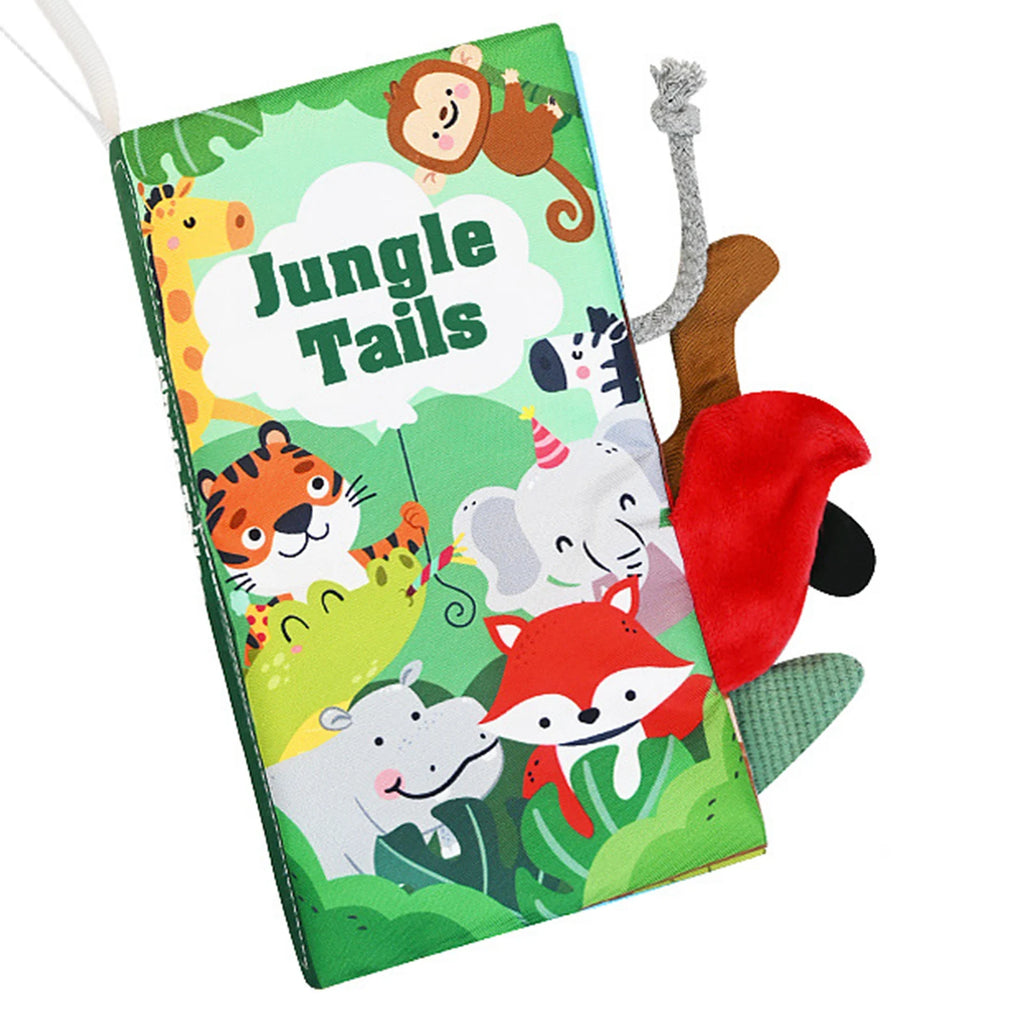 Baby Crinkle Cloth Book – 3D Animal Sensory Toy for Infants