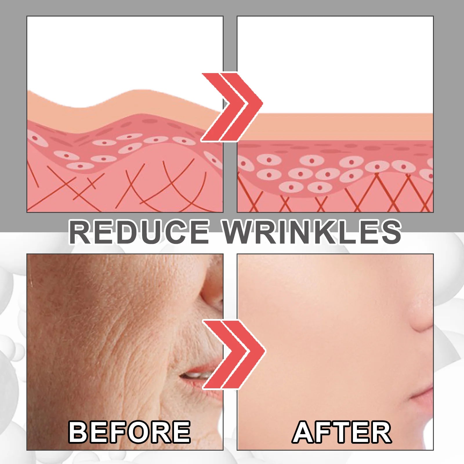 EELHOE Collagen Booster Face Cream Moisturizing Firming Skin Care for Women Reduces Wrinkles Fine Lines Hyaluronic Acid Skincare Oasis Select