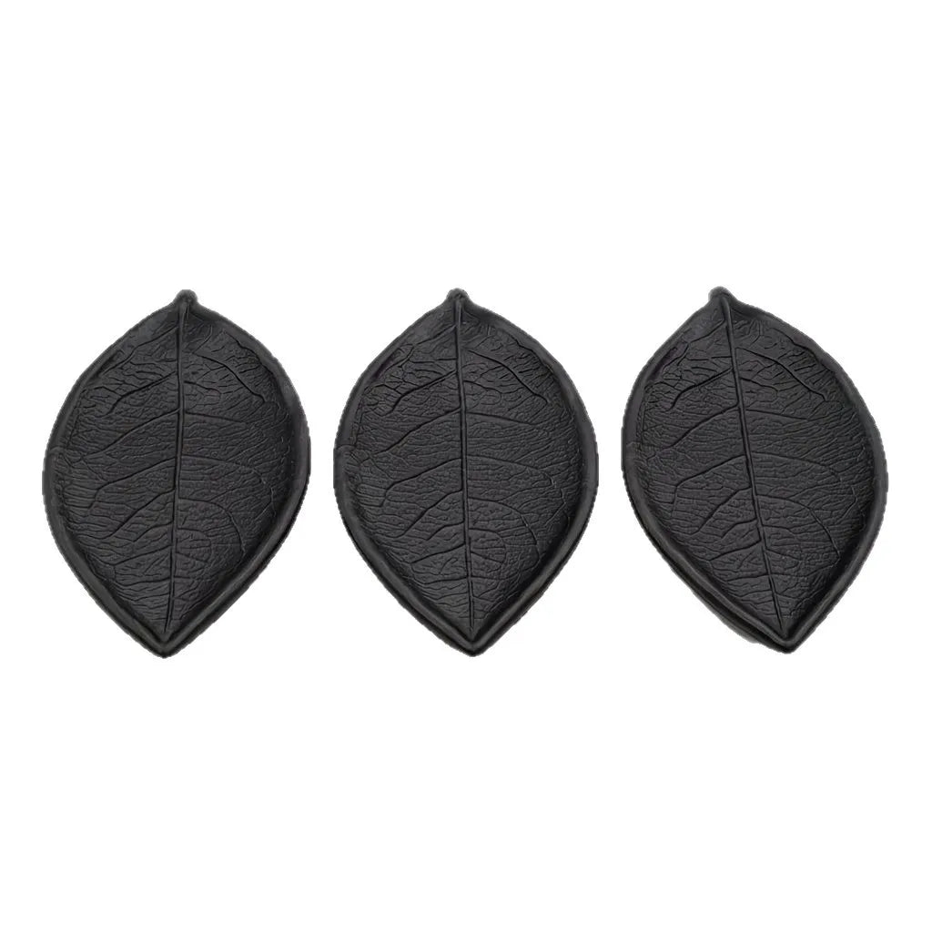 3D Printed Leaf Shape Jewelry Tray Ring Holder Unique Gift for Women Fashion Lovers Earring Necklace Display Dish Leaf Shaped Oasis Select