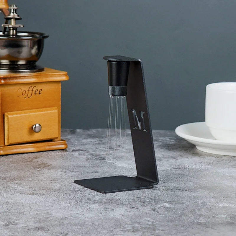 8 Needle Espresso Coffee Powder Tamper Coffee Stirrer,Stainless Steel Handle Distributor, Practical Coffee Accessories Cafe Tool Oasis Select