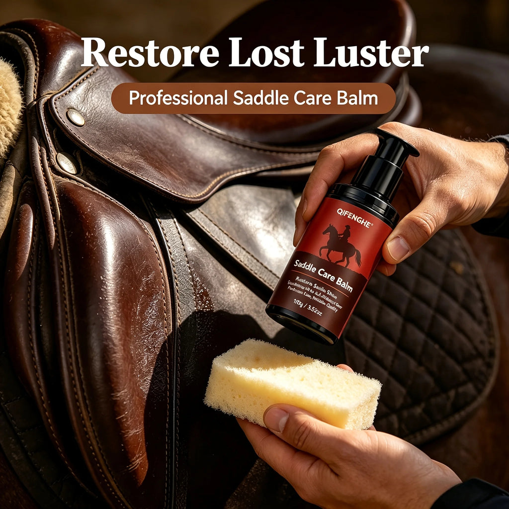 Leather Saddle Care Balm – Softens & Polishes Riding Tack Leather Care Balm Oasis Select