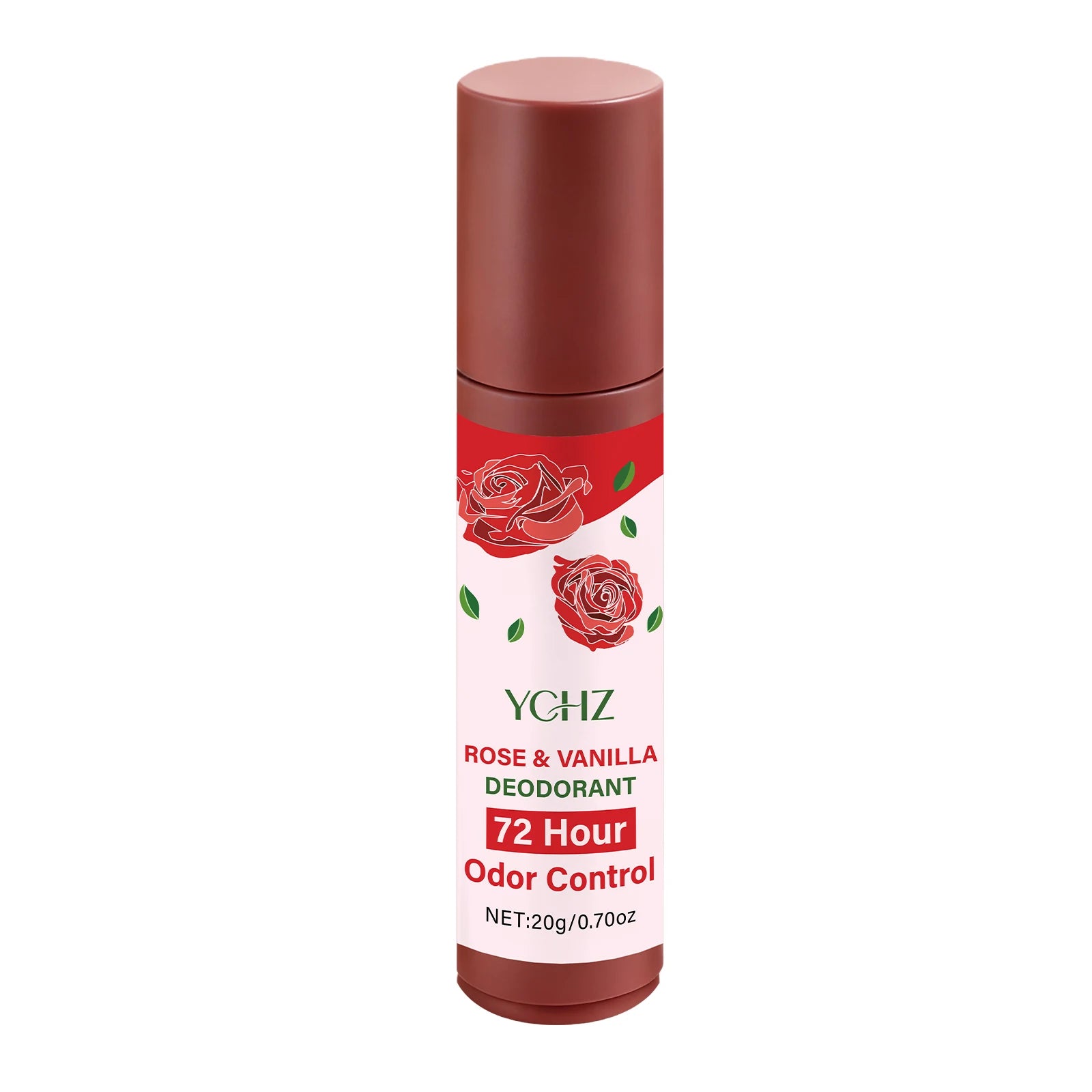Rose Vanilla Jasmine Roll-On Deodorant | 72-Hour Plant-Based