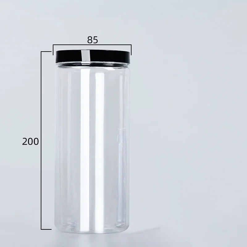 Clear Sealed Can With Lid Food Smell Odor Proof Storage Packaging Bottle Coffee Beans Seasoning Container Kitchen Accessories Oasis Select