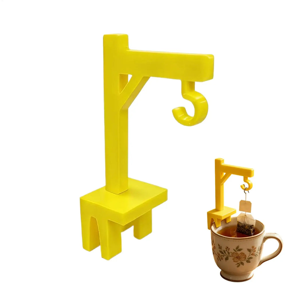 1PC Tea Bag Holder Creative Mini Tea Bag Hanger Reusable Anti-Drop Cup Edge Tea Fixing Clips Home Office Kitchen Brewing Tools Oasis Select