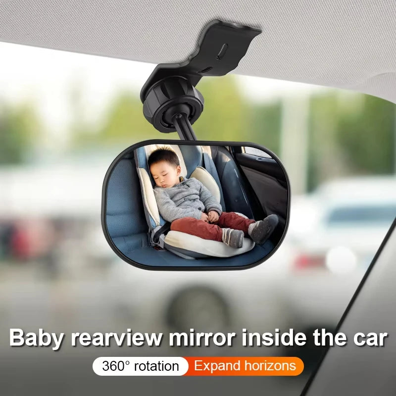 360° Baby Car Mirror – Wide View Rear Seat Safety Mirror