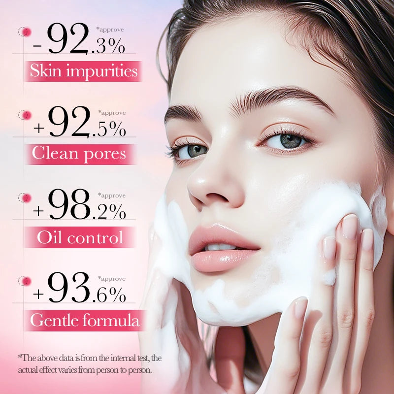 SADOER Rose Amino Acid Cleansing Mousse 150ml – Gentle Cleanser