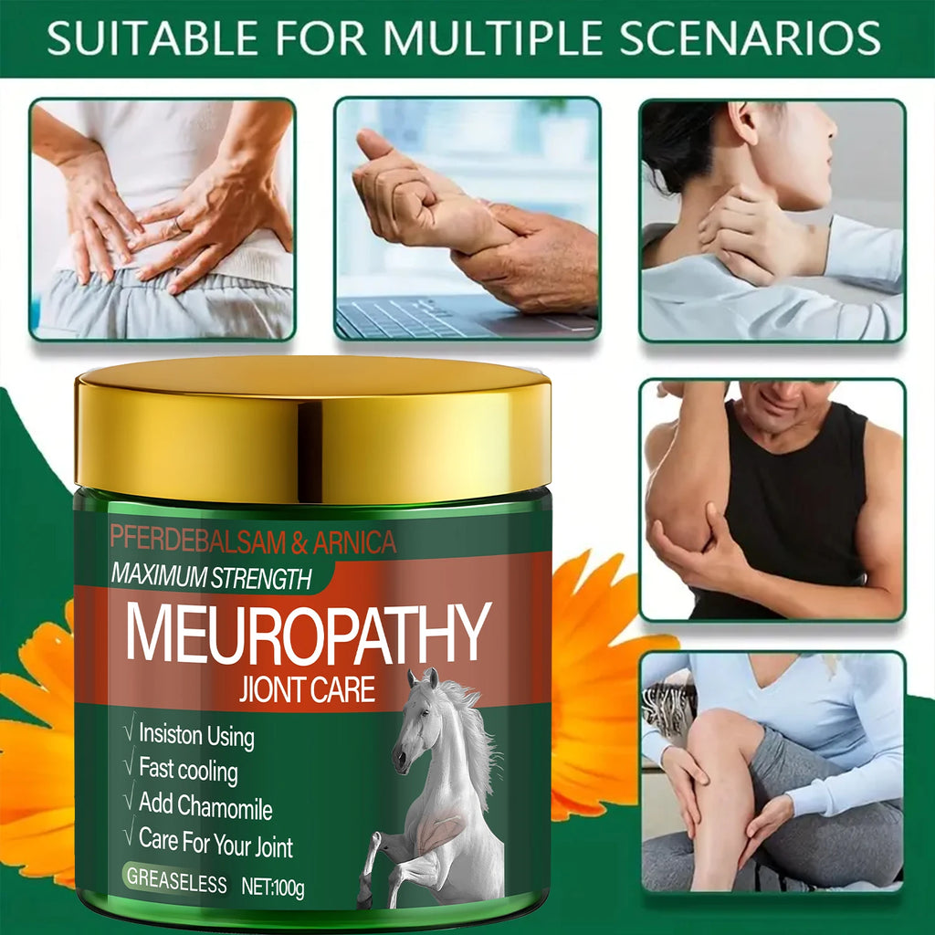 Pferdebalsam & Arnica Joint Care Cream – Max Strength Cooling Joint Pain Relief Cream Oasis Select