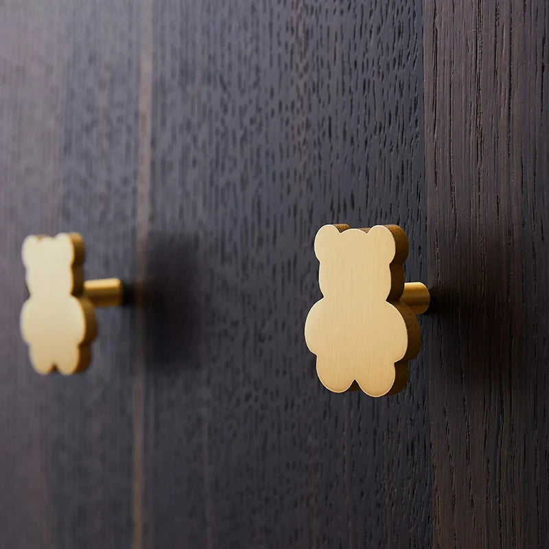 Brass Style Single Hole Gold Wardrobe Kitchen Cabinet Closet Dresser Drawer Knobs Oasis Select