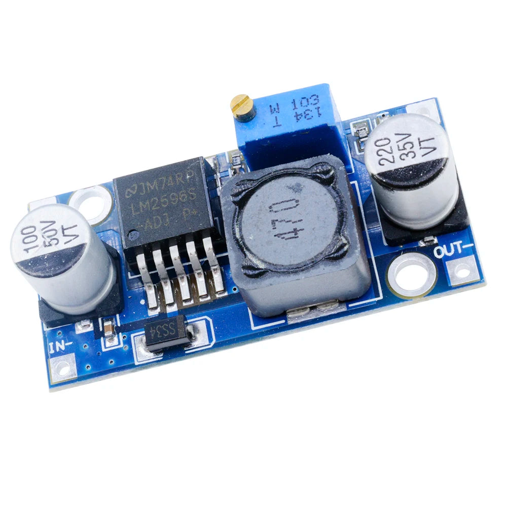 1/5/10pcs LM2596 DC-DC Adjustable Buck Converter 3.2V~35V to 1.25-35V Power Supply Step Down Voltage Regulator Module Oasis Select