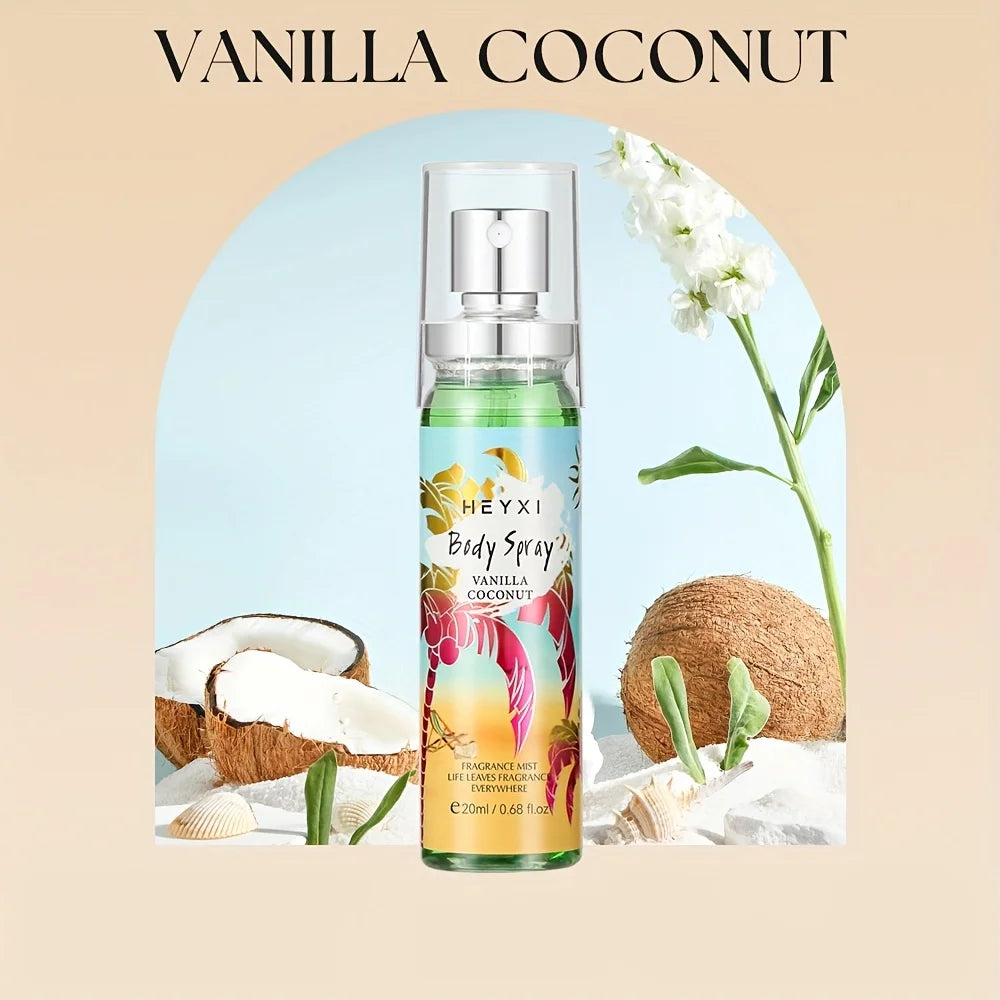 Alcohol-Free Floral Body & Hair Fragrance Spray – 20ml Body & Hair Fragrance Oasis Select VANILLA COCONUT