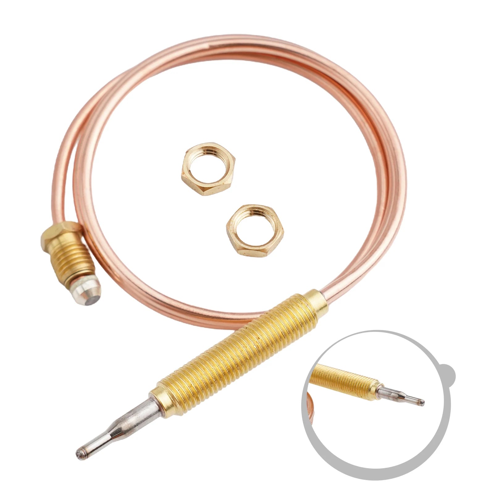 M8 Thermocouple Common Thread Probe 60/90/120/150cm For Gas Burners Fireplaces BBQ Heating Equipment Accessories Oasis Select