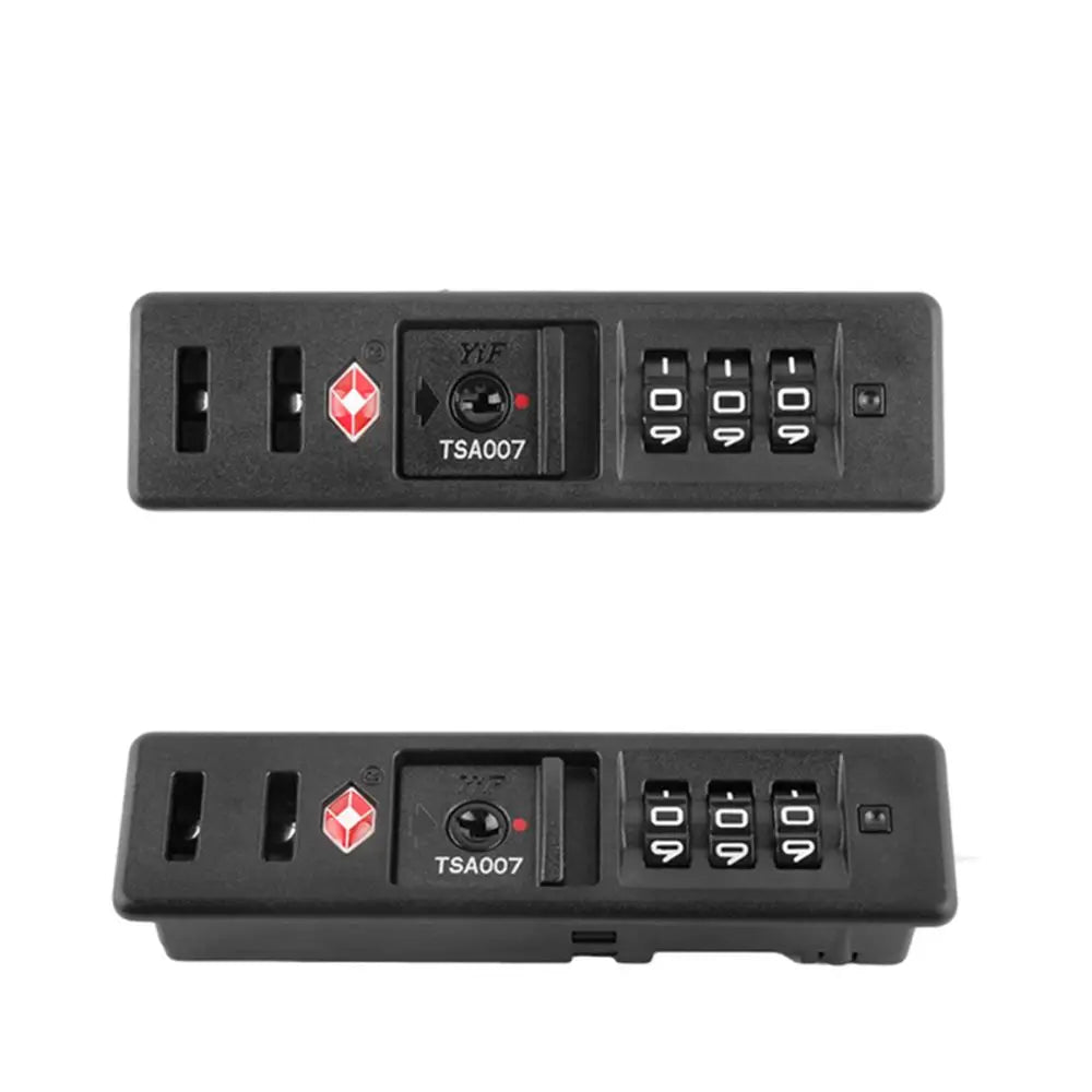 Portable TSA Customs Code Lock Protection Security 3 Digit Password Lock Weatherproof Anti-theft Luggage Safely Code Lock Oasis Select