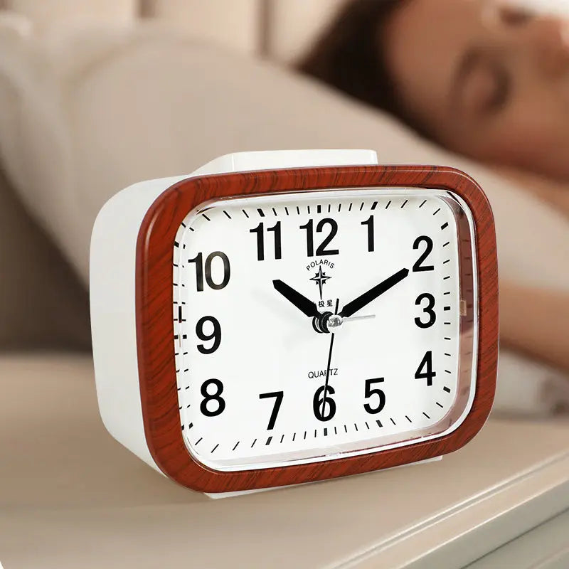 Clock Living Room Desktop Decoration Bedside Clock Table Desktop Home Decoration Ornament with Backlight Minimalist Style Oasis Select