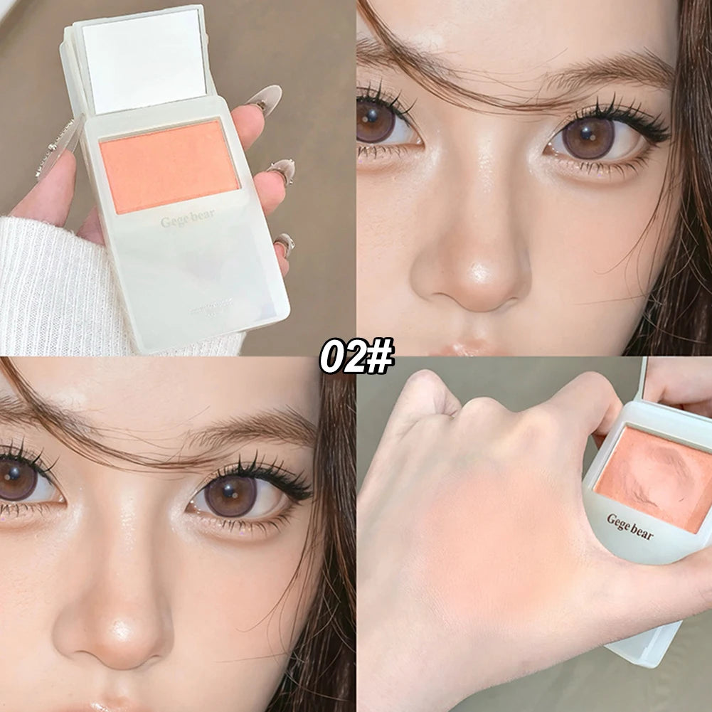 Floral Single Blush Low Saturation Matte Silky Texture Waterproof Sweatproof Long Lasting Daily Date Makeup Oasis Select 02