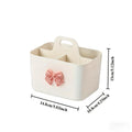 Desktop Cosmetic Organiser, Pen and Desk Organiser, Split Marker Organiser with Handle Bracket Portable Utility Fixed Container Oasis Select S with bow