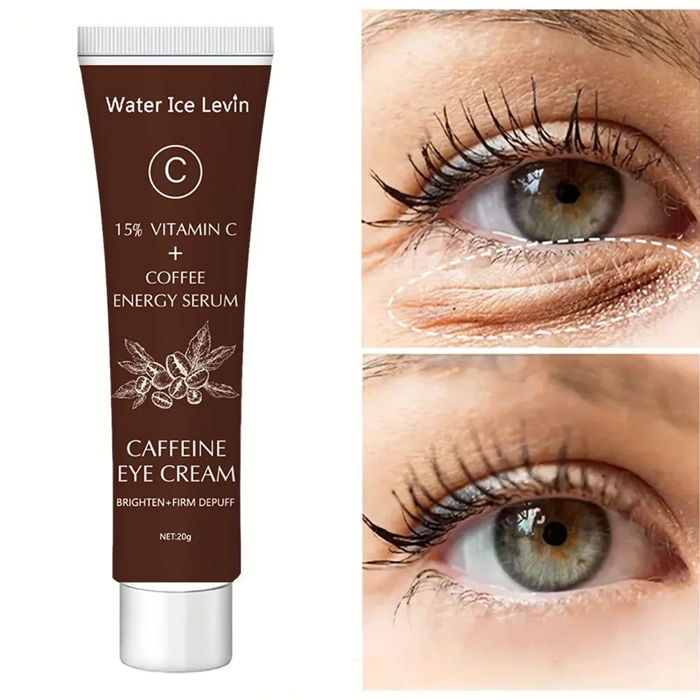 Caffeine & Vitamin C Eye Cream – Dark Circles & Firming Eye Serum Cream Oasis Select