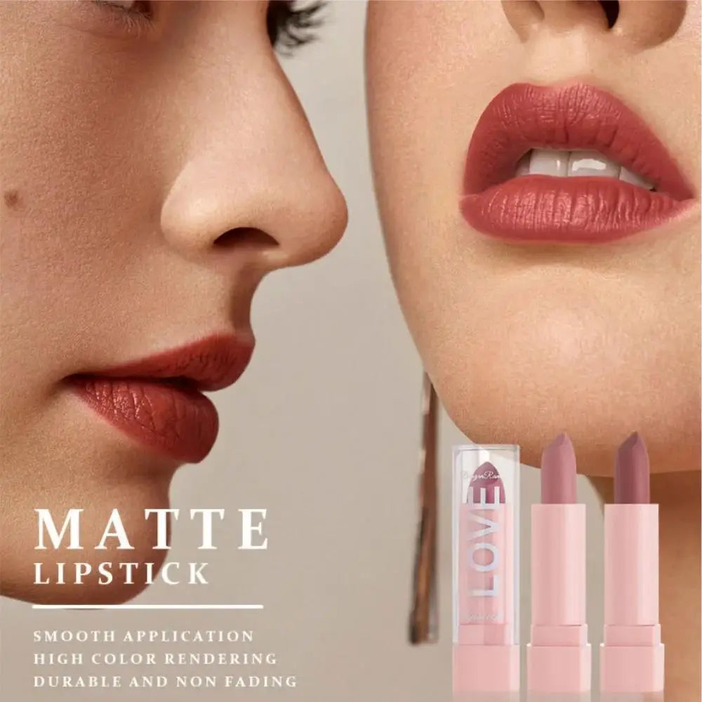 Dragon Ranee Mini Matte Lipstick Set – 10 Colors Velvet Finish