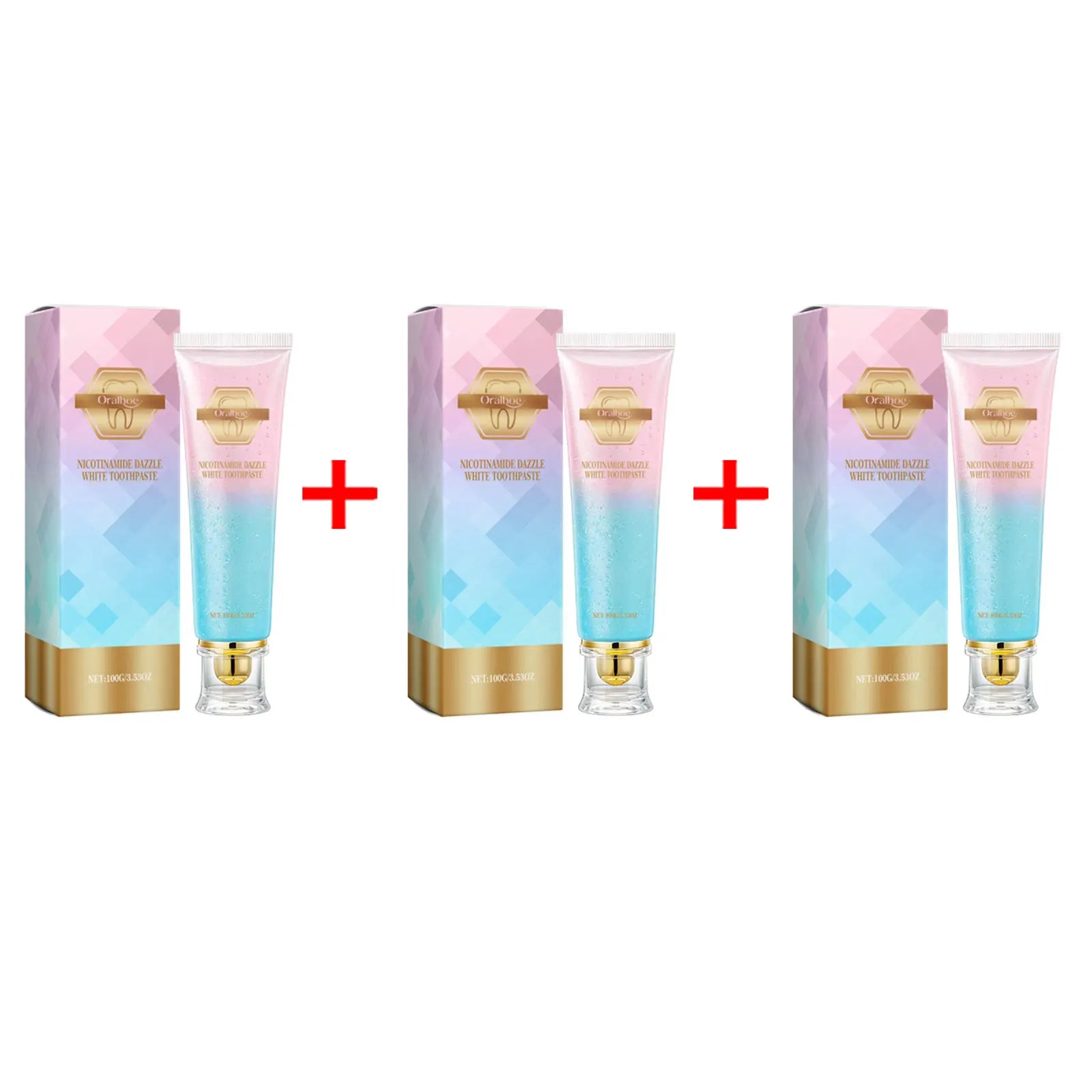 Oralhoe Niacinamide Whitening Toothpaste – Stain & Plaque Removal Whitening Toothpaste Oasis Select 300g boxed