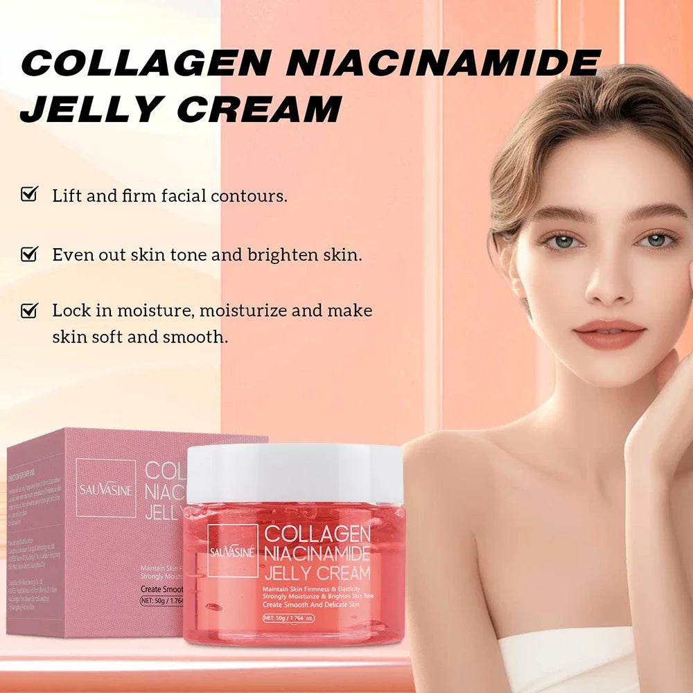 SAUVASINE Collagen Jelly Cream – Niacinamide & Hyaluronic Acid