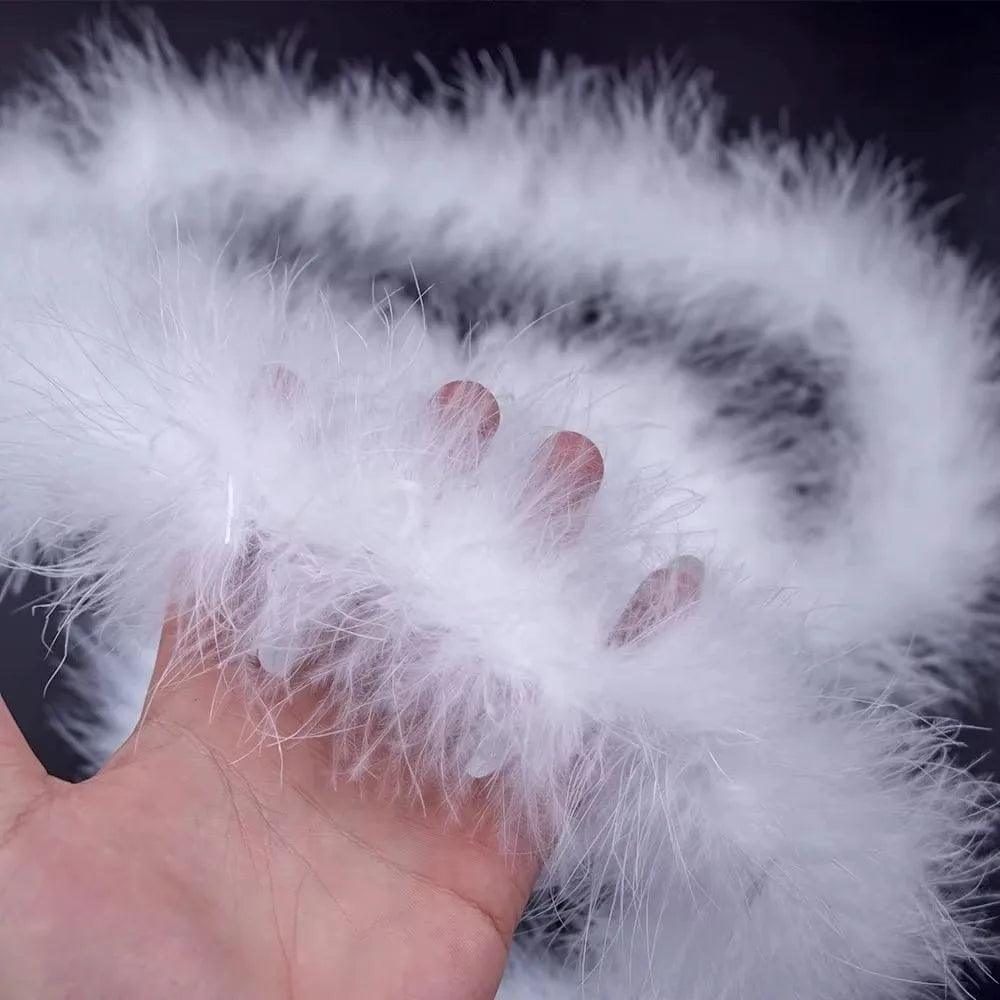 Fashion 2 Meter Decorative Strip Faux Fur DIY Apparel Sewing Fluffy Trim Cuff Strip Home Decor Artificial Fur Decoration Oasis Select
