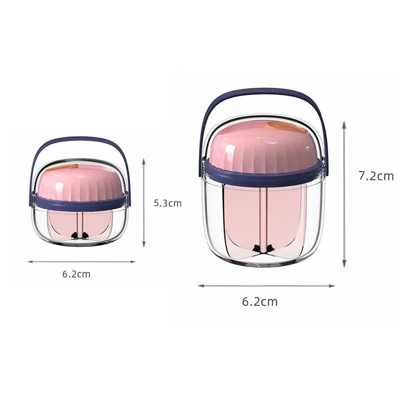 Pill Box Organizer Portable Pill Case for Travel Vitamin Fish Oils Holder Container Medicine Storage Box Oasis Select