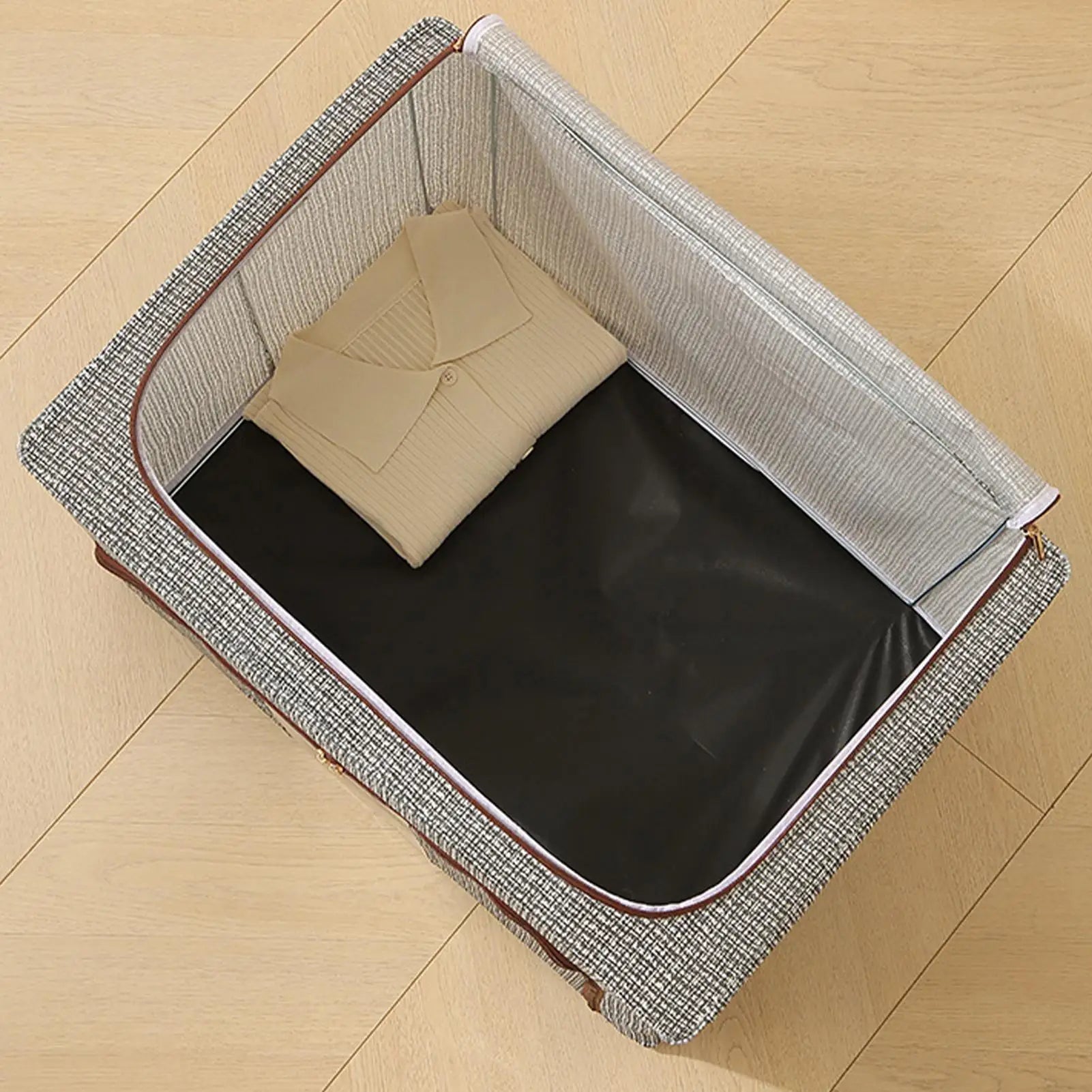 24L/66L Storage Bag Foldable Large Capacity Clothes Blanket Storage Bags Storage Containers For Organizing Bedroom Closet Cloth Oasis Select
