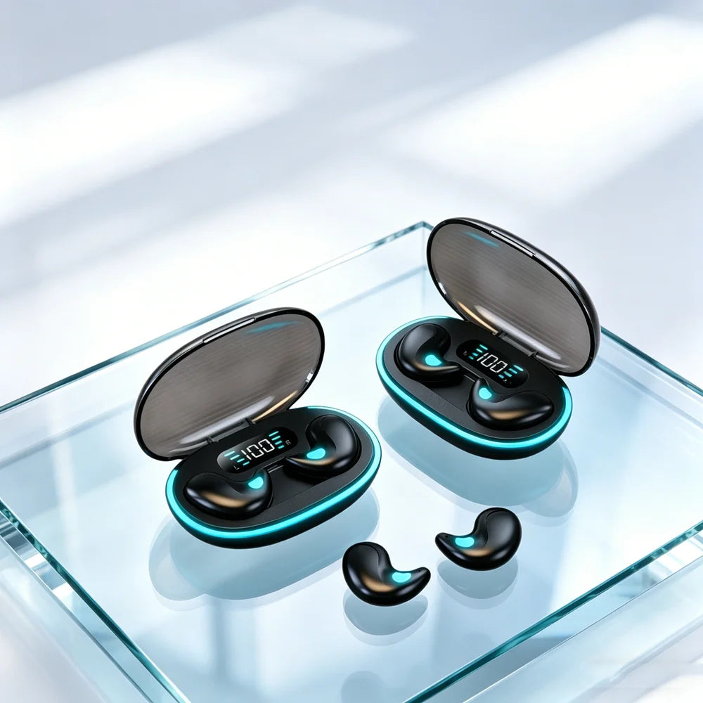 TWS Mini Wireless Headphones Noise Reduction Sports Game Sleep Bluetooth 5.3 Stereo Music Headphones Oasis Select