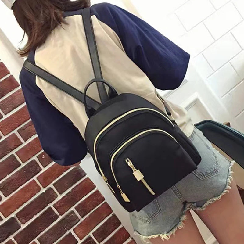 Waterproof Nylon Mini Backpack for Women | Lightweight Daypack