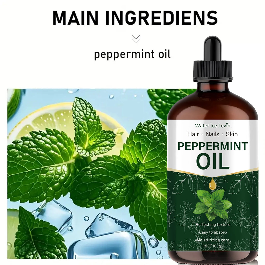 100g Peppermint Essential Oil – Natural, Moisturizing, Hypoallergenic Essential Oil Oasis Select