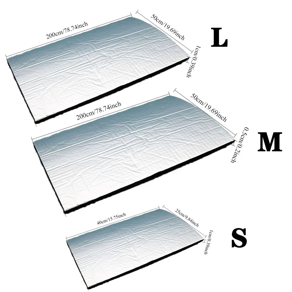 Car Sound Deadening Mat 5mm 10mm Heat Noise Insulation Pad 2000x500mm 250x400mm Hood Roof Door Wall Acoustic Foam Accessory Oasis Select
