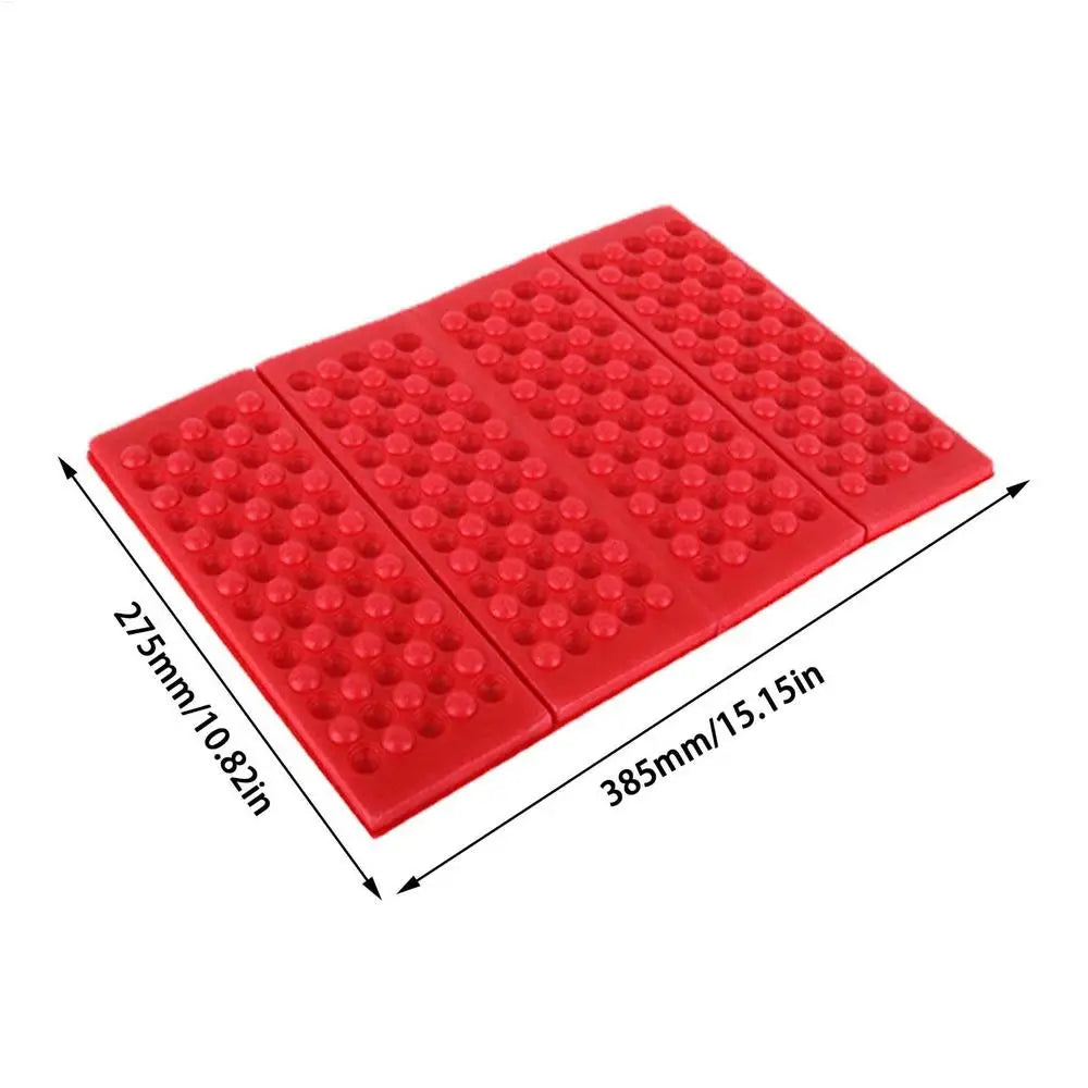 Outdoor Sitting Mat Portable Garden Sitting Pad Sitting Pad Foam Camping Mat Seat Folding Mat for Sandy Beach Mountains Picnic Oasis Select Red