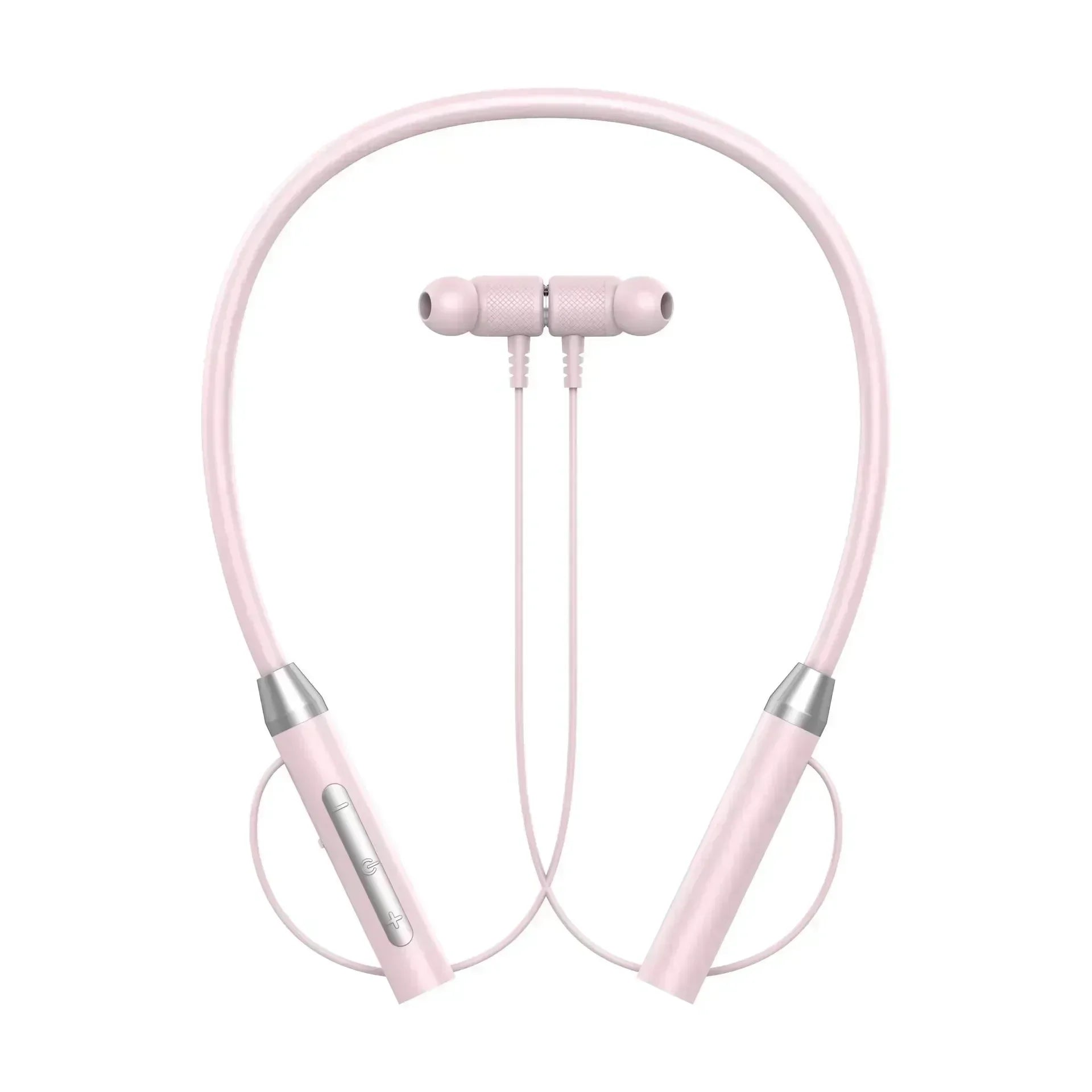 K58 Wireless Headphones Bluetooth Neckband Magnetic Earphones Sport Running Earbuds Waterproof Bluetooth 5.0 Headset With Mic Oasis Select pink