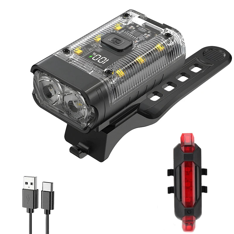 KDULIT 1000LM T6 LED Bike Headlight | USB Rechargeable MTB Light