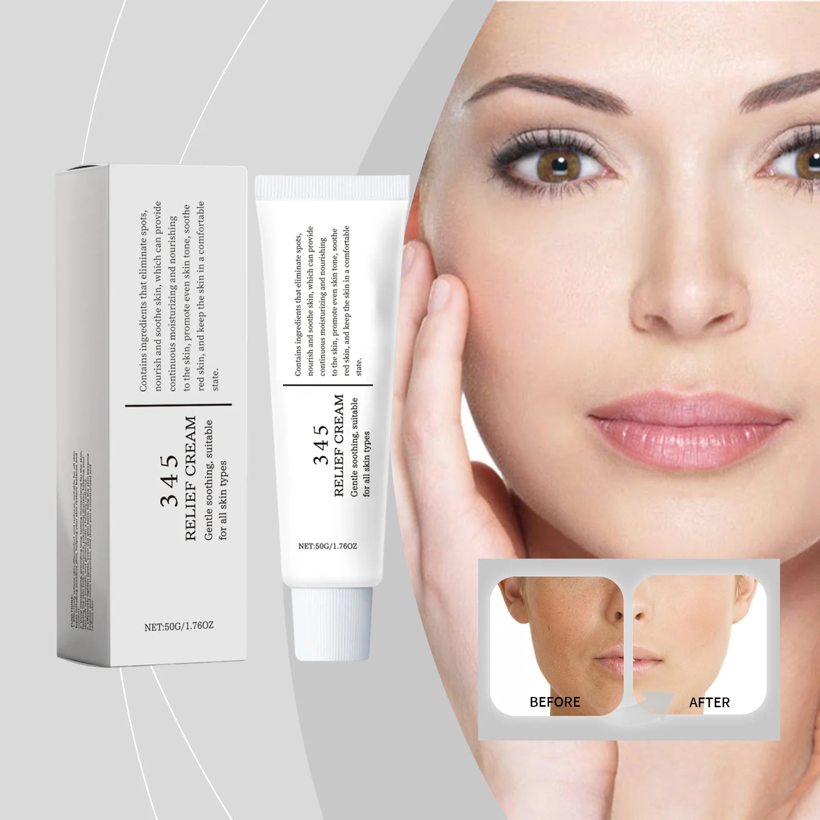 Soothing Moisturizing Cream Brighten Skin Tone Hydrating Nourish Smooth Tender Face Cream for Extremely Dry Face Relief Care Oasis Select