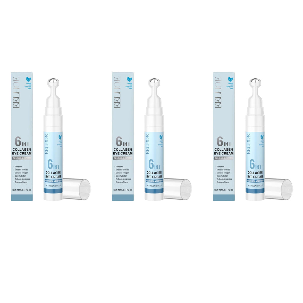 EELHOE Collagen Eye Cream – Dark Circles & Puffiness Collagen Eye Cream Oasis Select 3 x 15ml Boxed