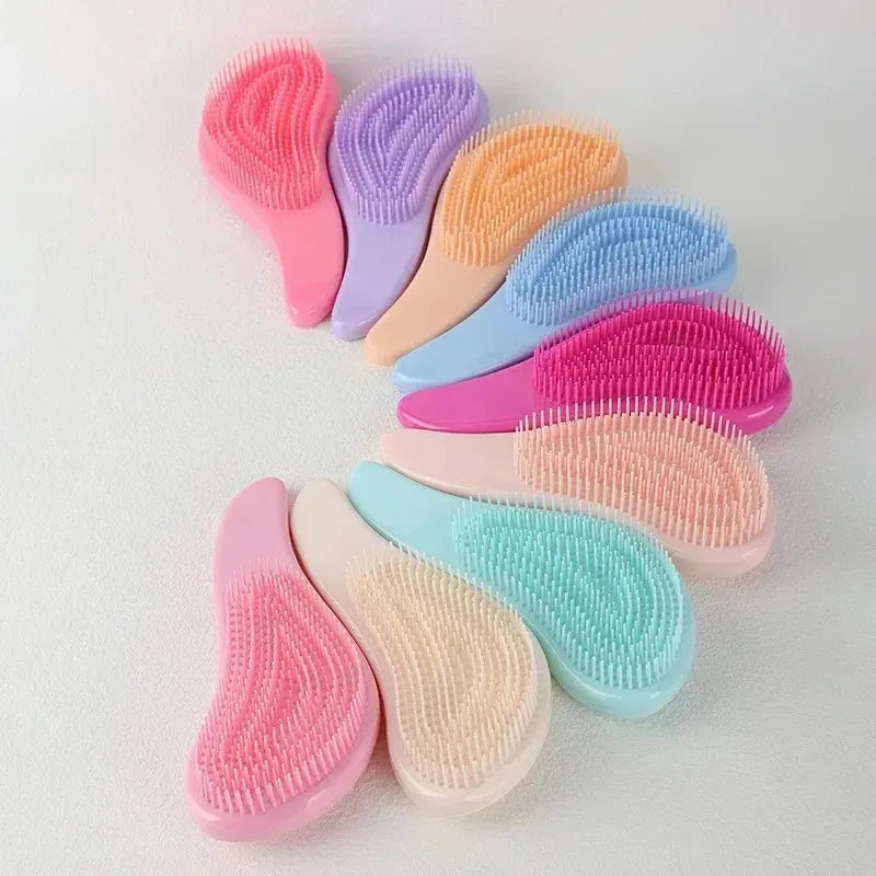 3/6Pcs Comb Anti-static Massage Hair Brush Tangle Detangle Air Cushion Hair Brush Comb Salon Barber Hair Styling Tools Oasis Select