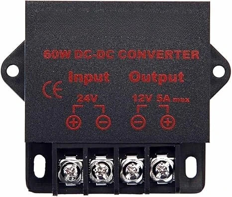 DC/DC Converter 12V 24V Step Down To 5V Regulator Regulated Power Supplies Transformer Converter For Car Truck RV Electronics Oasis Select 24V To 12V 5A
