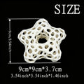 Hollowed-out Five-Pointed Star Fish Tank Decor 3D Printed Water-Shrimp Breeding Caves Ornaments Landscape Decor Planted Aquarium Oasis Select Hollow pentagram