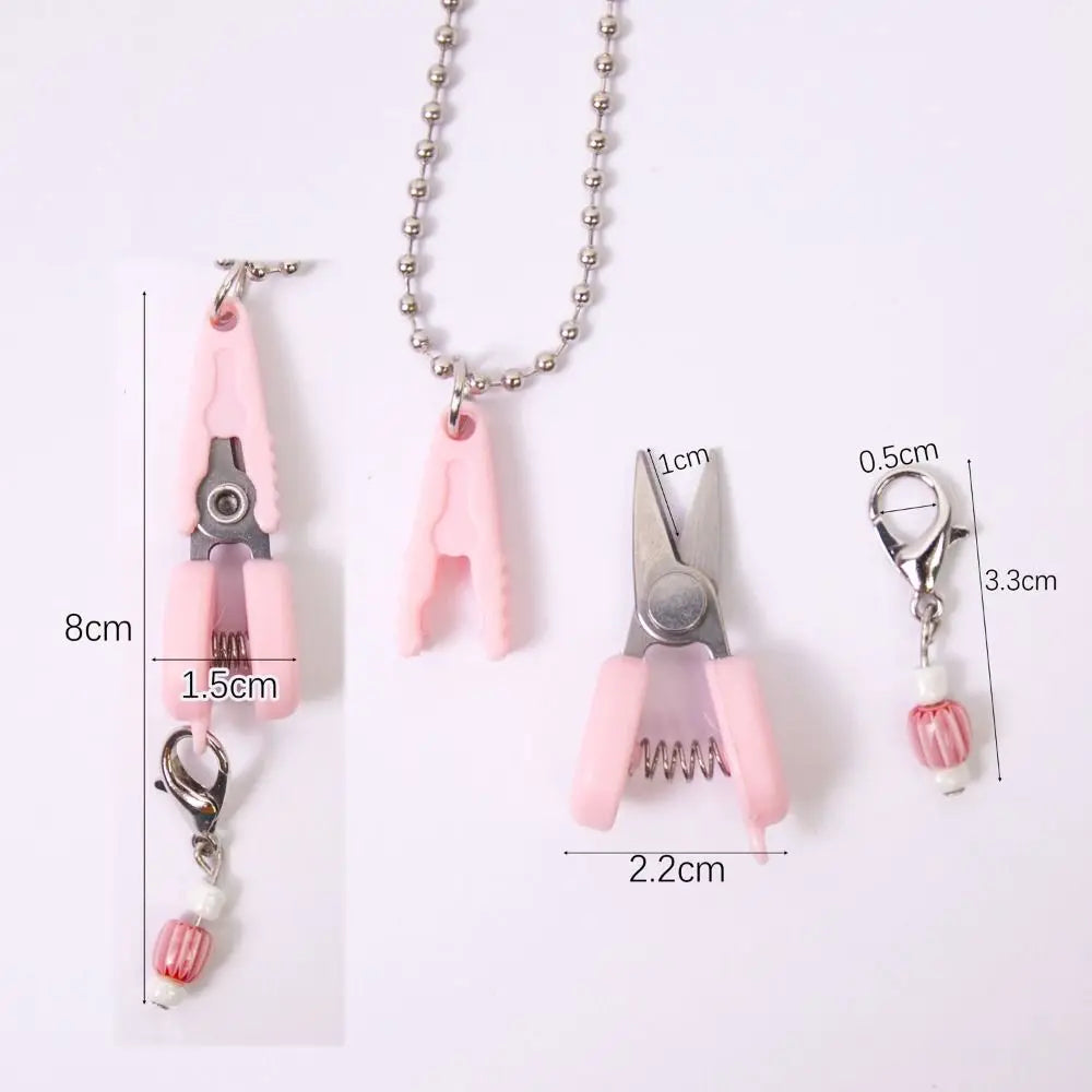 with Protective Cover Mini Pocket Scissors Straight Tip Metal Sewing Small Scissor DIY Cross Stitch Thread Trimmer School Office Oasis Select
