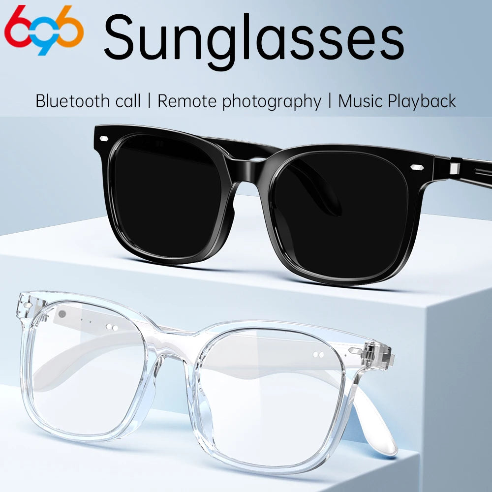 Sunglasses UV/Blue Light Protection Photochromic Glasses Women Voice Call Smart Glasses Men Eyewear Play Music Remote Shooting Oasis Select