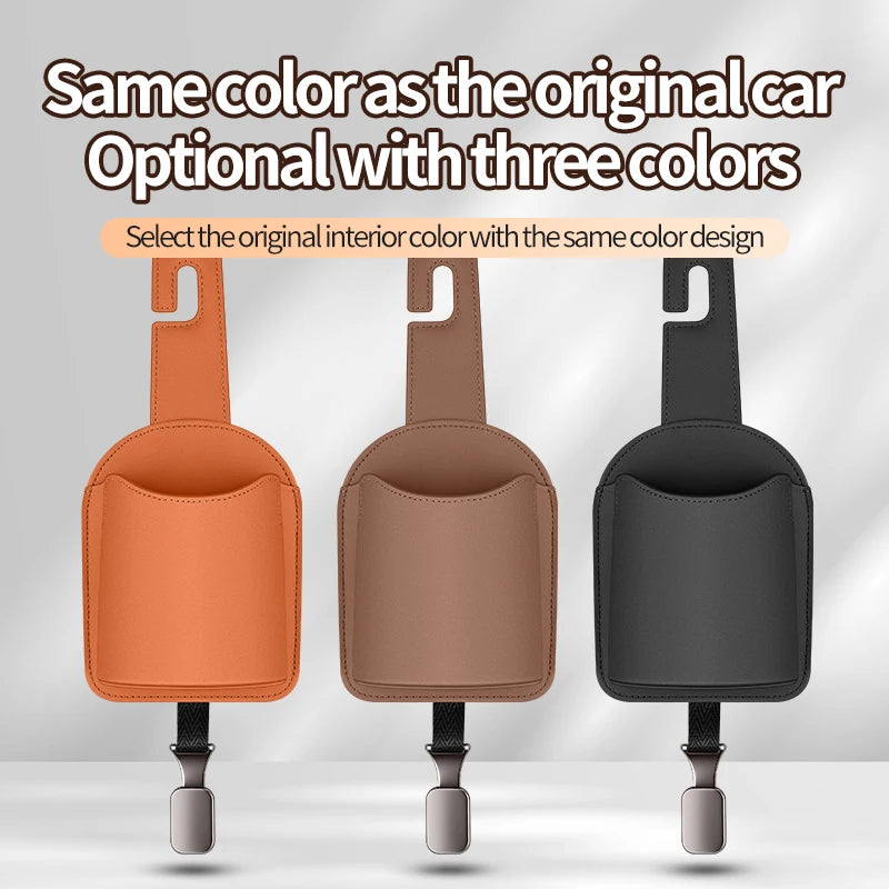 Car Seat Back Hook – Cup Holder, Phone & Bag Organizer