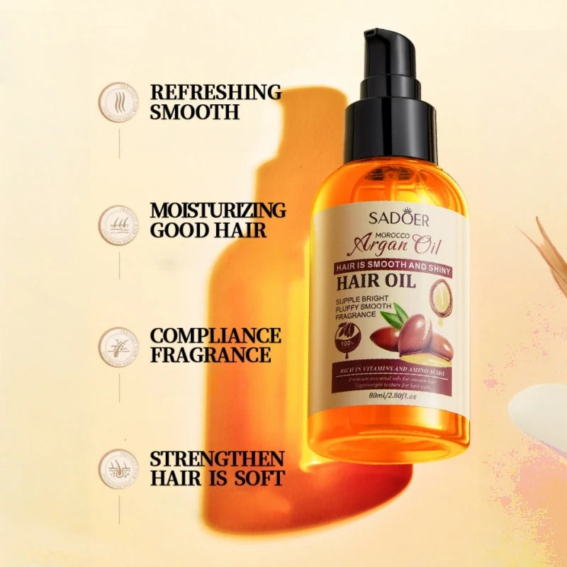 Moroccan Argan Oil Hair Conditioner 80ml – Smooth & Frizz-Free Hair Conditioning Oil Oasis Select