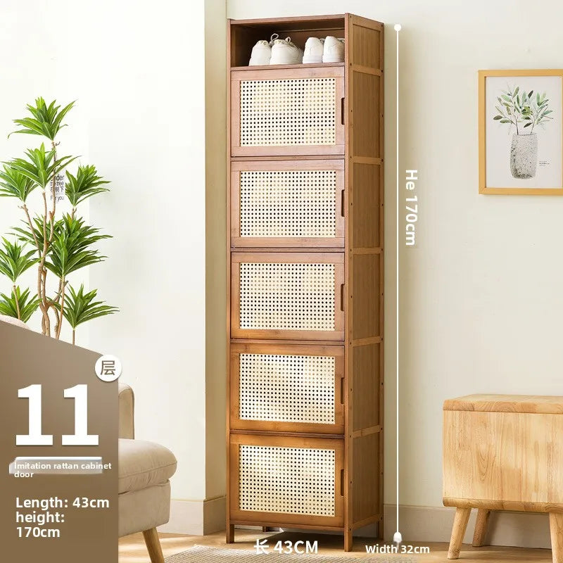 Shoe rack at home door, simple storage artifact, space-saving multi-storey dormitory rental house, dust-proof at home Oasis Select Eleven floors 43