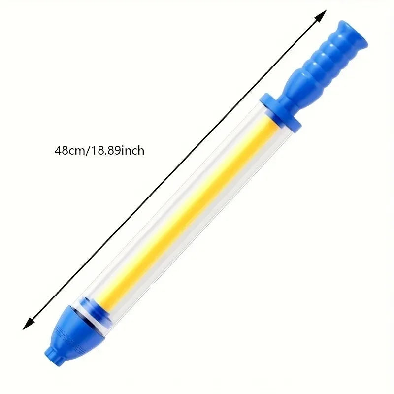 1pc/2pcs New Firework Fountain Water Gun - Super Soaker Squirt Gun Outdoor Water Balloon Battles Beach Party Drifting Adventure Oasis Select Blue