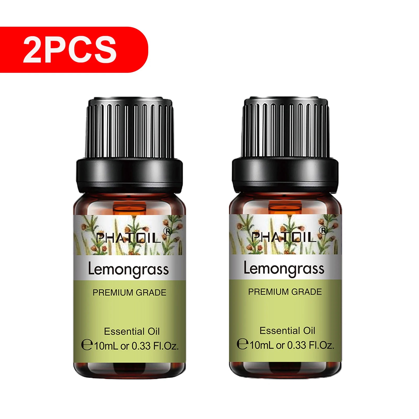 PHATOIL 10ml Pure Natural Essential Oils for Diffuser & Aromatherapy