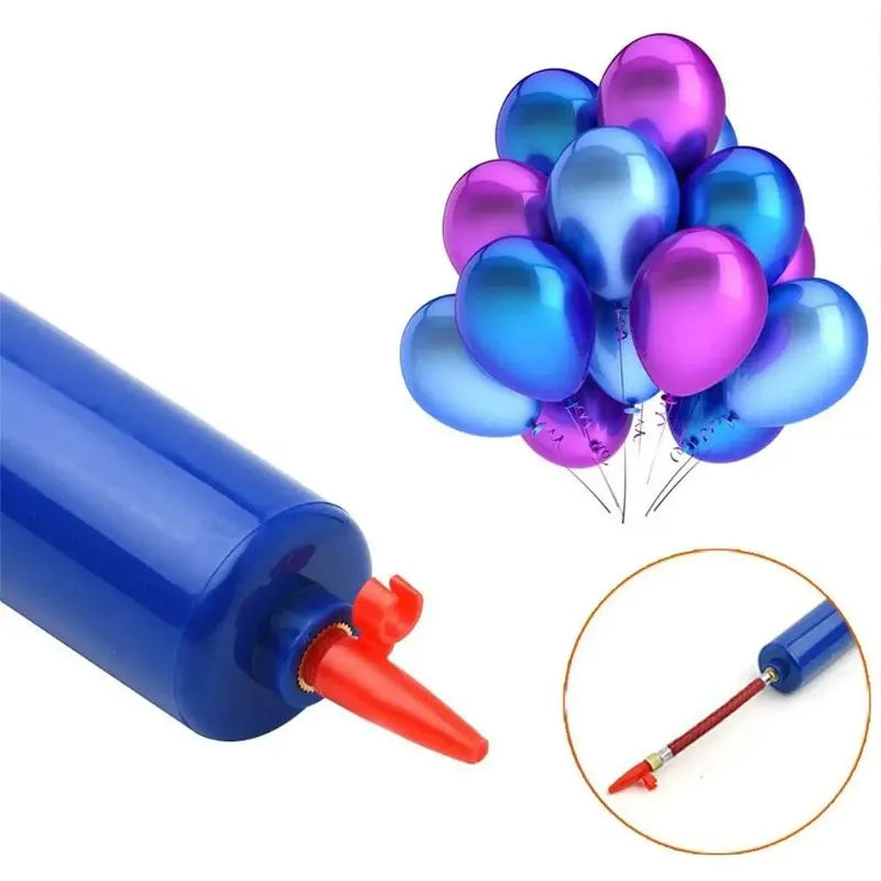 1pcs Universal Handheld Inflator Compact Portable Air Pump with Needle Practical Tool for Outdoor Sports Ball Inflation Oasis Select