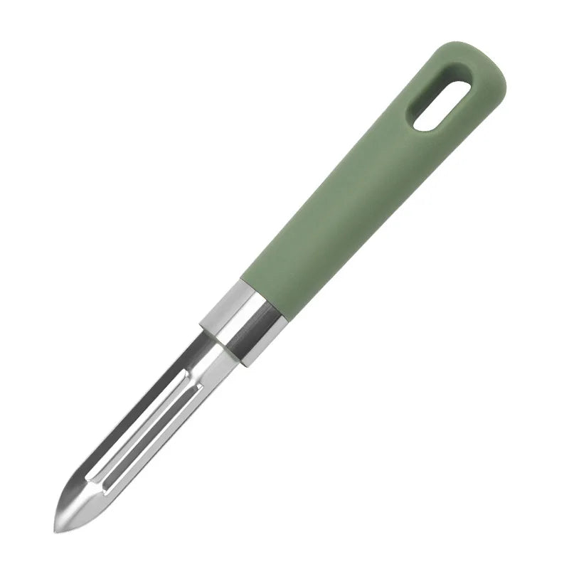 Multifunctional Rotary Vegetable Peeler for Potato Carrot Apple Non Slip Ergonomic Kitchen Tool Fruit Slicer Household Gadget Oasis Select Green